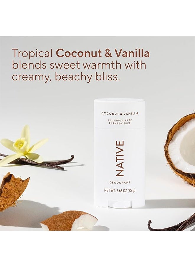 native Coconut and Vanilla Native Deodorant for Women and Men, 75g - Image 2